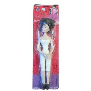 FIBRE CRAFTS VICTORIAN LADY DOLL FIGURE 15" POSABLE HEAD Swivel Arms Crochet